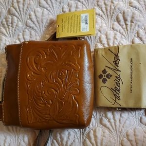 Patricia Nash Hand Cut Tooled Collection Crossbody